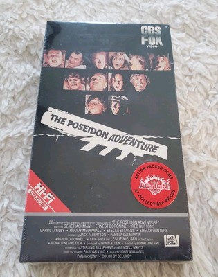 THE POSEIDON ADVENTURE VHS New/Sealed 1987 Release NO BARCODE Watermarks