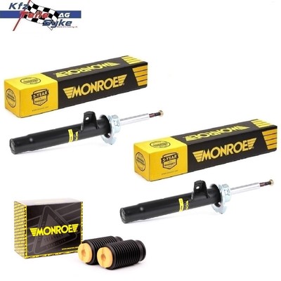 2x MONROE GASDRUCK STOSSDÄMPFER + PROTECTION KIT VORNE FÜR BMW 1ER / 3ER