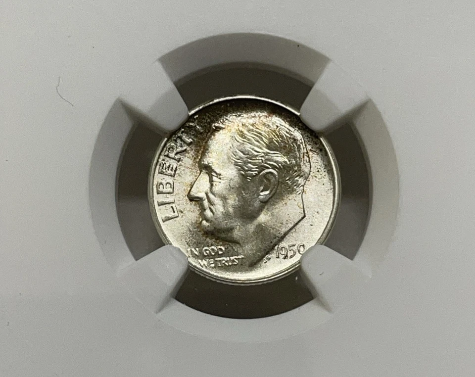 1950-S Roosevelt Dime 10c NGC MS67 Key Date - Image 2 of 4