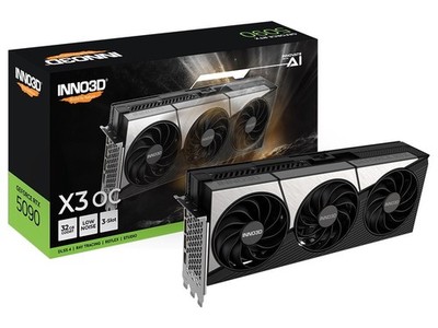INNO3D nVidia GeForce RTX 5080 ICHILL X3 16GB GDDR7 2715MHz Boost Clock, RAM