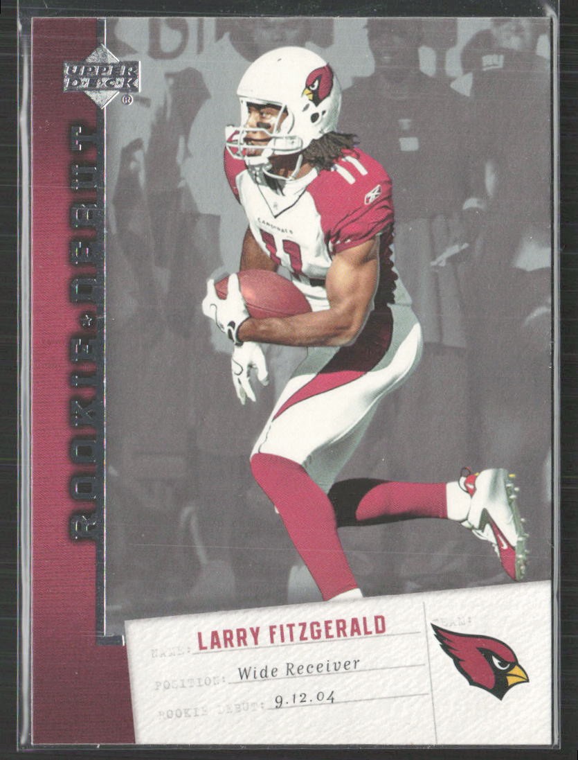 2006 Upper Deck Rookie Debut #2 Larry Fitzgerald Arizona Cardinals (A5)