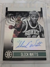 2020-21 PANINI ILLUSIONS Slick Watts AUTO #TC-SLW TROPHY