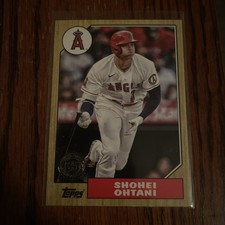 Topps 2022 Shohei Ohtani 1987 35th Anniversary Insert 87TBU-5 MLB Angels