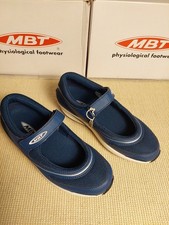 MBT Women's Baridi Indigo Blue Flat Shoes