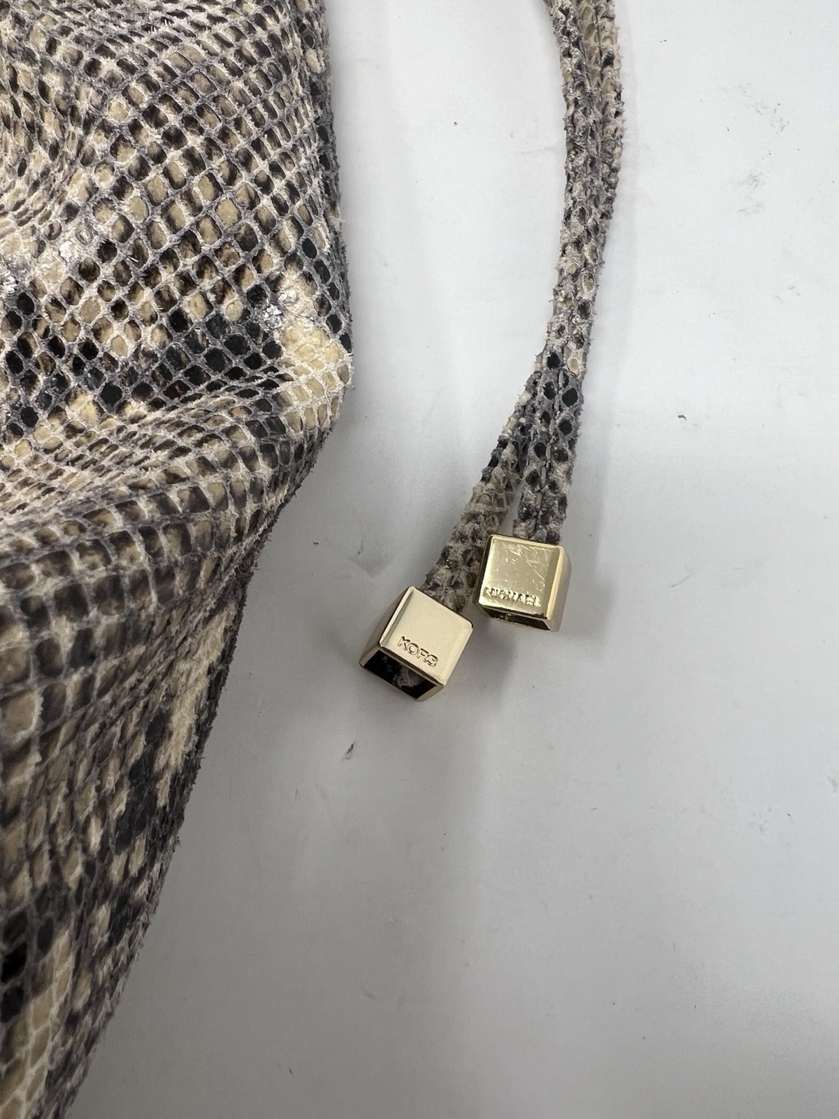 Michael Kors Lenox Large Python Embossed Tote Bag - image 3