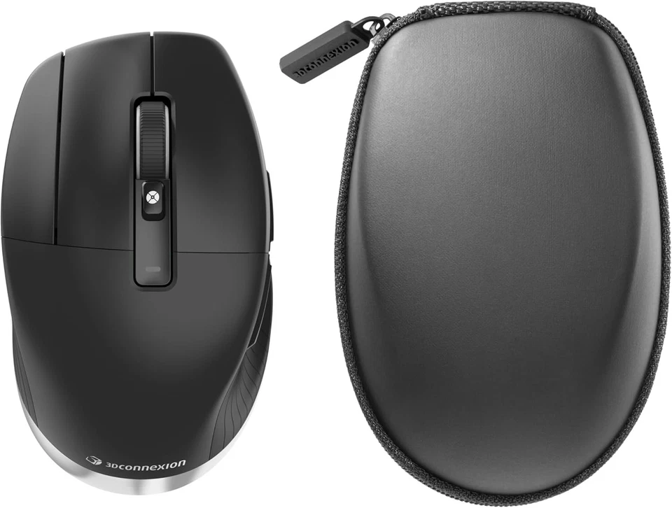 3DConnexion CadMouse Pro Wireless Left, Maus, optisch, 7200dpi, USB, kabellos, 7 - Bild 2 von 2
