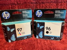 Genuine HP 96  97 Ink Cartridge Set Date on Boxes 2017