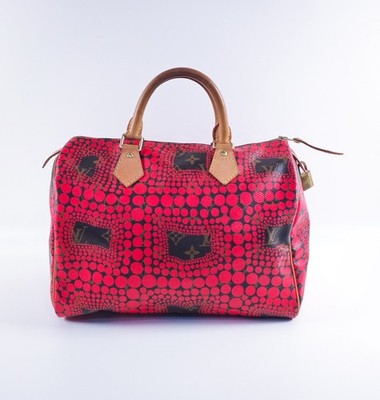 Louis Vuitton Speedy Yayoi Kusama Roug Limited Edition mit Rechnung