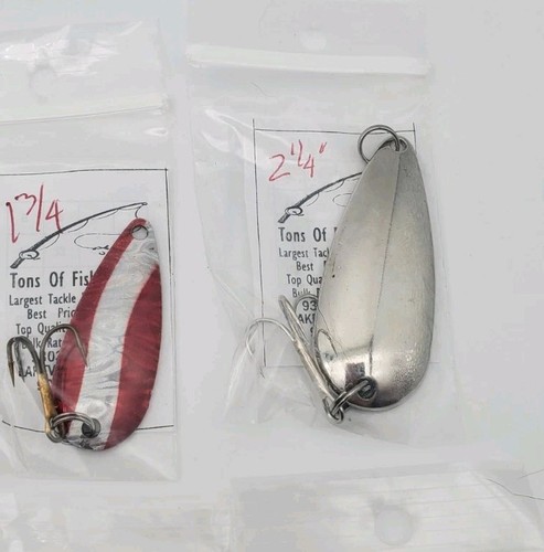 Casting spoons lot Of  10 With Split Rings And Hooks And Treble Hooks - Afbeelding 7 van 8