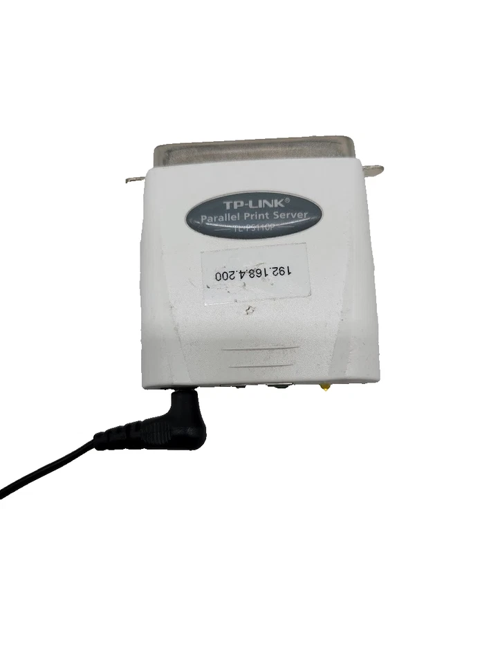 Servidor de impresión paralelo TP-LINK TL-PS110P con fuente de alimentación Foto 2 de 4