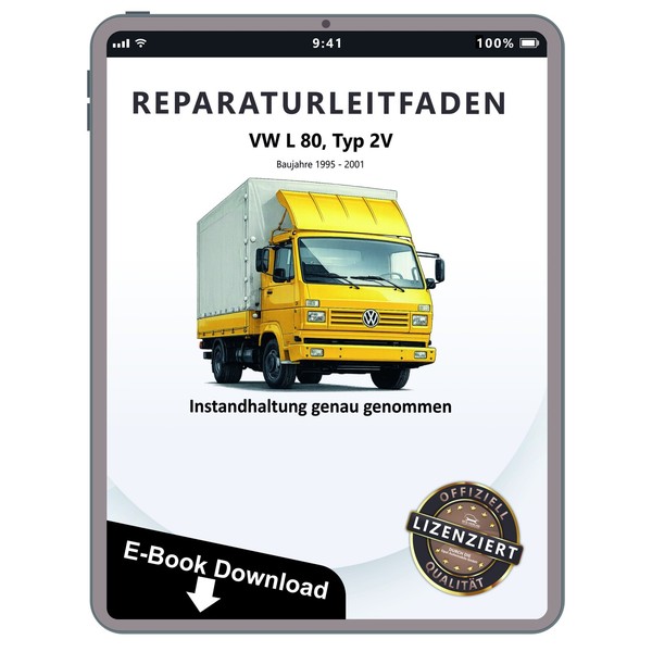 VW L 80 2V 1995-2001 Instandhaltung Inspektion Wartung Reparaturhandbuch E-Book-image