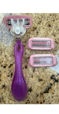 Schick Intuition f.a.b. Razor Refills 3 Cartridges w/compatible Hydro handle fab