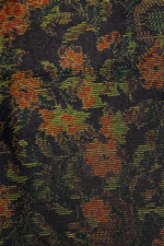 f-574 vintage Oshima tsumugi silk kimono fabric - rose - 15" x 66"