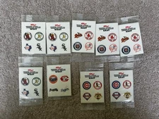 Kellogg's 1992 Baseball Team Logo Stickers American League West East 9 cards New