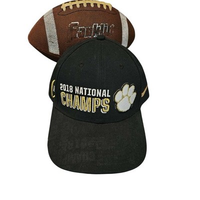 Y2K 2018 National Champions Clemson Tigers Football Nike Team Locker Room Hat
