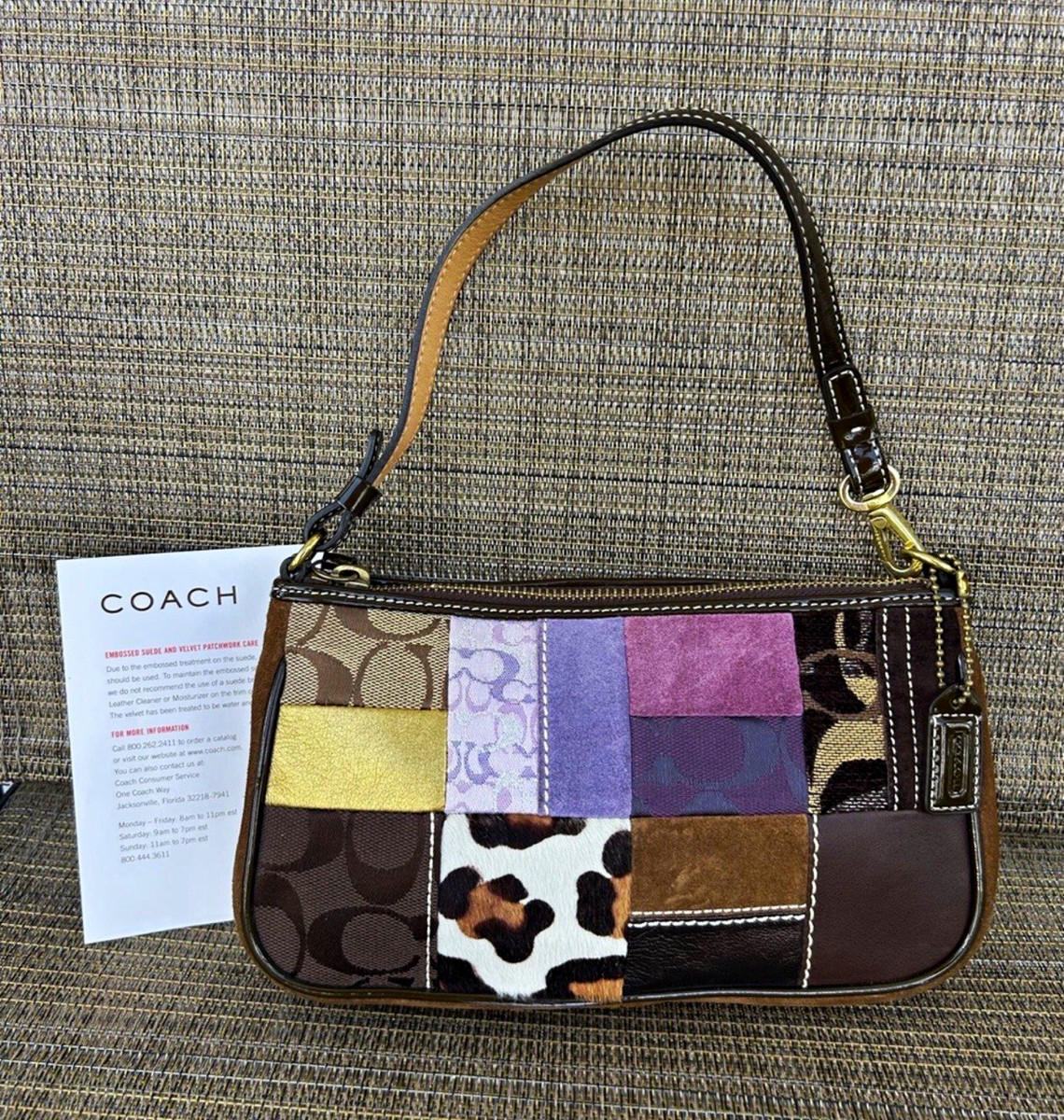 バッグ Coach Y2K RARE vintage oneshoulder bag Coach Vintage Y2K Patchwork Multicolor Shoulder Bag | eBay