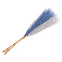 20Stk KüNstliches Pampasgras,55Cm,KüNstliches Pampasgras,Blau/Hellgrau