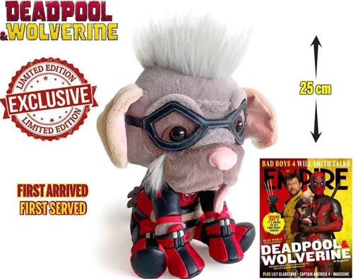 MARVEL Deadpool & Wolverine: Dogpool Plush Toy OFFICIAL LICENSED