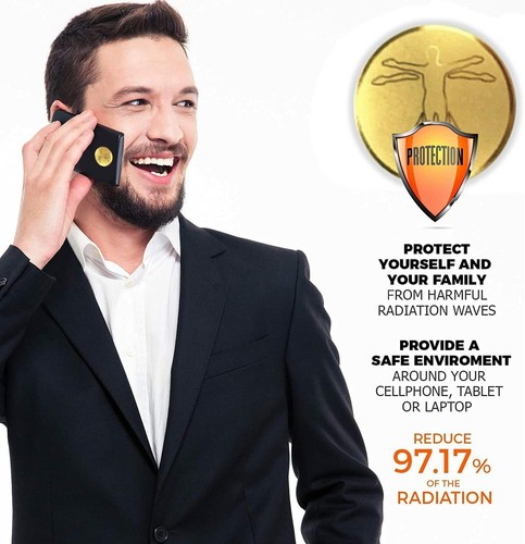 10/20pcs Anti EMF Radiation Protection Shield Stickers for Cell Phone,Laptop,Etc - 第 7/12 張圖片