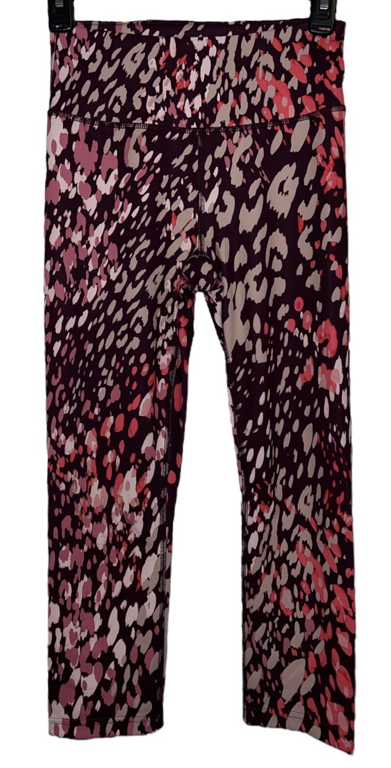 Pantaloni Fila Sport Athletic Running Colorati Astratti Macchie Leopardate XS