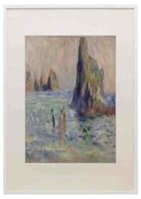 Pierre Auguste Renoir Moulin Huet Bay, Guernsey A3 A4 Framed Print Picture
