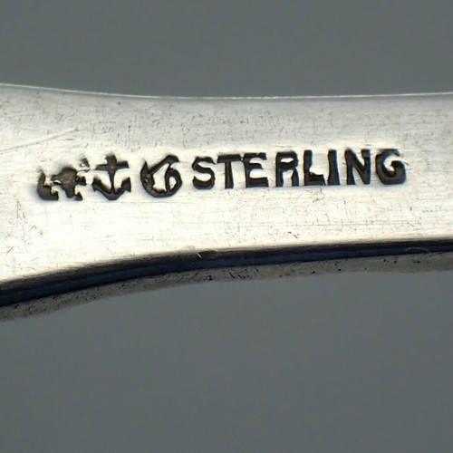 Virginiana Sugar Tongs Gorham Sterling Silver 1905 No Mono - Picture 4 of 4