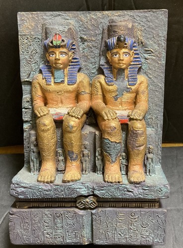 Egyptian Themed Hinged Treasure Trinket Boxes - New - open box items - Picture 2 of 16