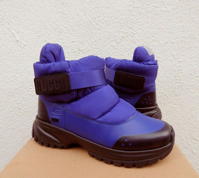 UGG VIOLET NIGHT YOSE PUFF WATERPROOF WINTER SNOW ANKLE BOOTS, US 8/ EUR 39 ~NEW
