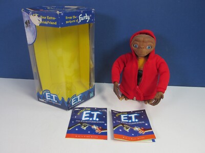 Funktionierender Vintage E.T. furby puppe THE EXTRA TERRESTRIAL 2000 Tiger INTERAKTIVES SPIELZEUG