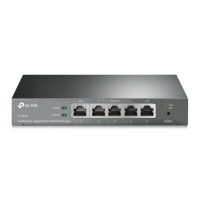 TP-Link TL-R605 Gigabit Ethernet 4 RJ-45 DC VLAN Firewall VPN Black v2.0