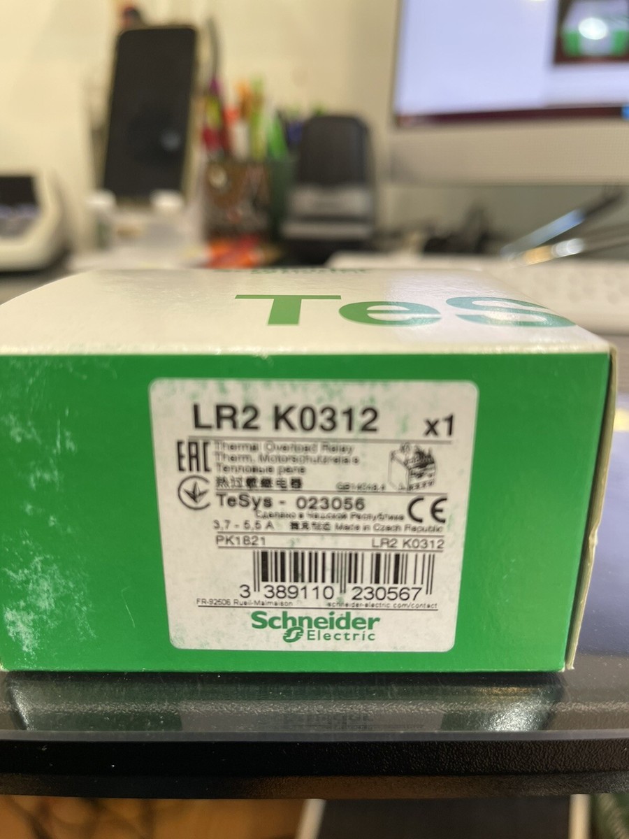 Square D LR2K0312 – 40 Amp Overload Relay (Brand New)