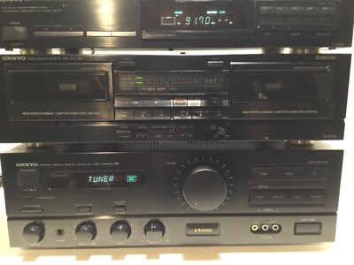 アンプ ONKYO INTEGRATED STEREO AMPLIFIER A-400 Onkyo A-RV400 Integrated Stereo Amplifier,TA-W100 and T-400-WOW!-L