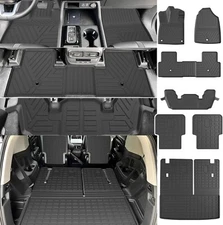 For 2023-2025 Honda Pilot Cargo Liners Backrest Mats Floor Mats Trunk Liners