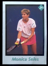 1991 Tuff Stuff Jr MONICA SELES Tennis Silver Magazine Card