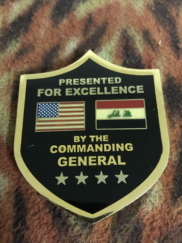 US Forces Iraq Presented By Commanding General Challenge Coin - Picture 3 of 4