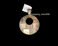 Lia Sophia "Broadwalk" Gold Tone w/Genuine Mother-of-Pearl Slide Pendant RV$48