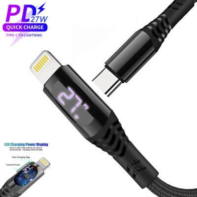 USB C to iPhone Charging Cable 27W PD Charger Type C Cord for iPhone 14 13 12 11