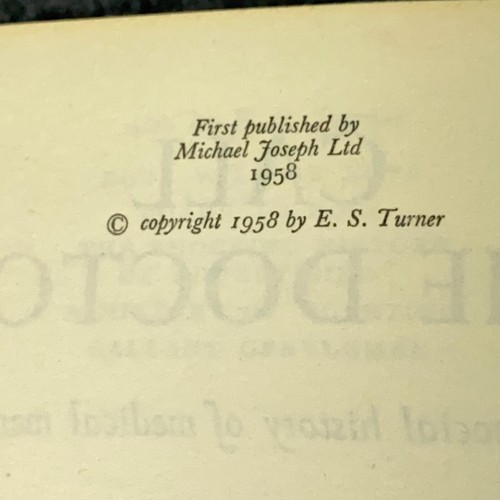 Call the Doctor E.S. Turner A Social History of Medical Men 1958 1st Edition HC - Picture 10 of 16