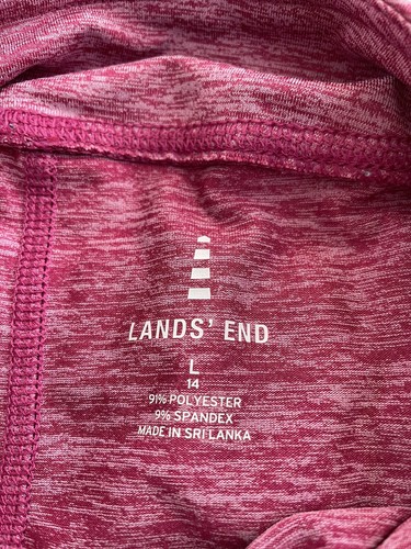 Lands End Kids girls sz. 14 pink yoga/ sport active pants. Great pair - Picture 4 of 10