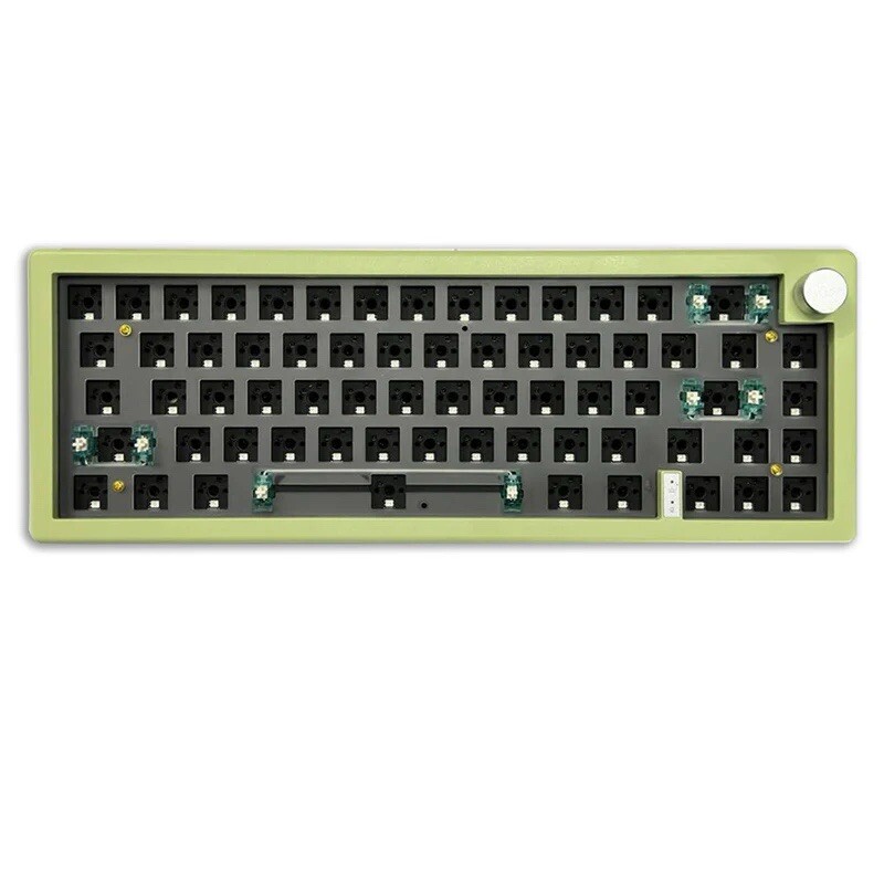 GMK67 65% Mechanical Keyboard Kit Tri-Mode Gaming Keyboard DIY Kit Green-image