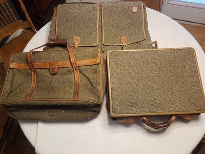 tweed briefcase