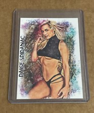 ⭐ (1/1) PAIGE SPIRANAC - golfer model ⭐ 2022 ACEO Fine Art Card SP RARE