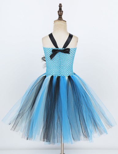 Kids Girls Halloween Cosplay Dress Vampire Witch Costume Holiday Party Dress Set - 第 23/32 張圖片