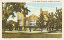 Macky Auditorium University of Colorado Boulder Vintage PC