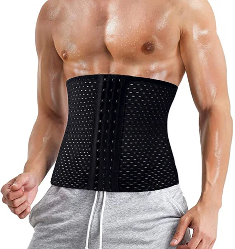 Männer Schweiß Sauna Neopren Taillentrainer Gewichtsverlust Korsett Taillen Body Shaper - Bild 30 von 31