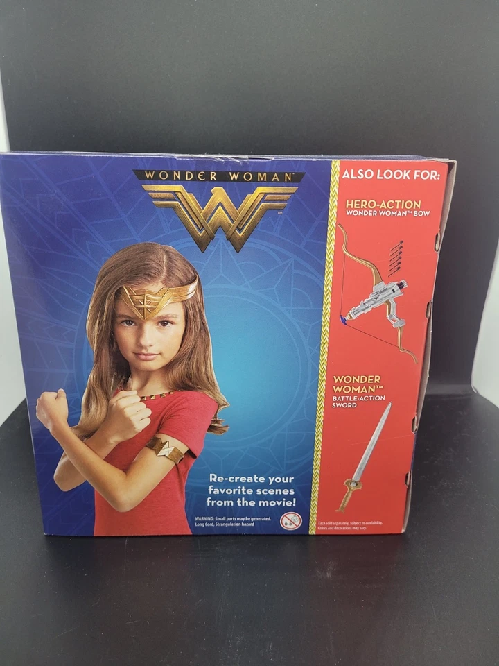 DC NUEVO EN CAJA Tocado y Brazalete Mujer Maravilla Piezas de Disfraz Foto 2 de 3