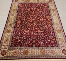 Superb KARASTAN Wool Rug 9x12 Rare Design: Emperor's Hunt #2200-204 100% Wool