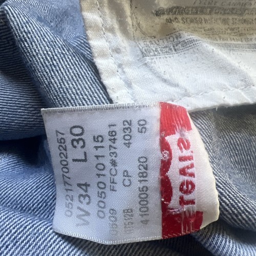 Levi's 501 Men's Blue Jean 34x30 Made Mexico - Picture 17 of 18