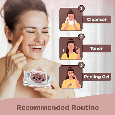 Bionyx Rhodium Facial Peeling Gel - Face Peel for Smooth skin