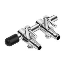 AQUANEAT Aquarium Air pump Splitter,Fish Tank Air Valve, Metal Stainless Stee...